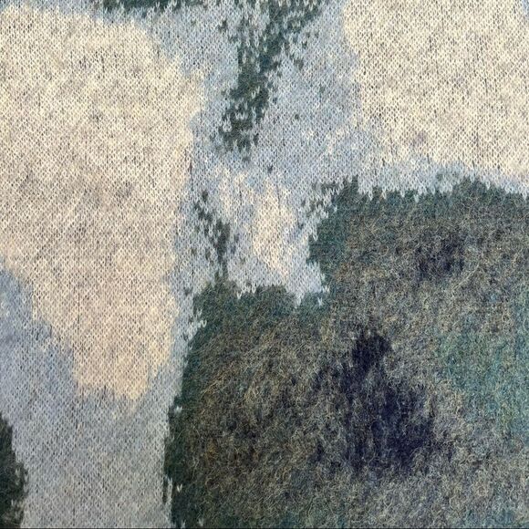 THE KOOPLES Blue Round-neck jacquard wool-blend sweater Medium - Picture 7 of 12